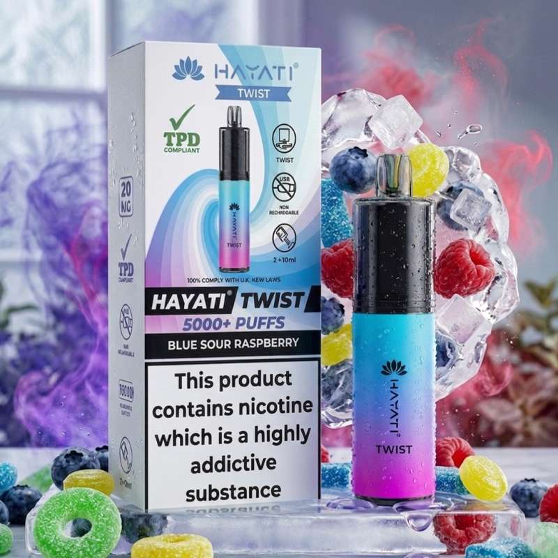 HAYATI TWIST 5K – BLUE SOUR RASPBERRY